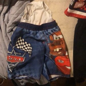 Cars 4T boy swimming trunks hardly worn